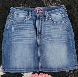 Wrangler Pink Label Women's denim mini skirt